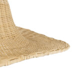 GloboStar® ESPARGOS 02214 Boho Κρεμαστό Φωτιστικό Πλέγμα Μονόφωτο 1 x E27 IP20 Μπεζ Ξύλο - Μ70 x Π70 x Υ35cm - Image 6