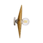 GloboStar® COLOMBO 02284 Boho Επιτοίχιο Φωτιστικό Απλίκα Μονόφωτο 1 x E27 IP20 Μπεζ Ράφια - Μ40 x Π40 x Υ9cm - Image 3