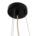 GloboStar® BIMINI 02288 Boho Κρεμαστό Φωτιστικό Πλέγμα Μονόφωτο 1 x E27 IP20 Καφέ Ξύλο - Μ60 x Π60 x Υ40cm - Image 8