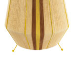 GloboStar® SALERNO 02331 Boho Επιδαπέδιο Φωτιστικό Μονόφωτο 1 x E27 IP20 Μπεζ, Καφε & Κίτρινο Νήμα - Μ50 x Π50 x Υ70cm - Image 5