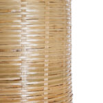 GloboStar® WAIKIKI 02349 Boho Κρεμαστό Φωτιστικό Πλέγμα Μονόφωτο 1 x E27 IP20 Μπεζ Ξύλο - Μ20 x Π20 x Υ80cm - Image 8