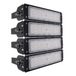 GloboStar® GOLIATH 90100-4 LED Προβολέας Γηπέδου - Φωτιστικό Tunnel 200W 32000LM 75°*135° AC 100-277V IP65 -  Ψυχρό Λευκό 5000K - MeanWell Driver & LumiLEDs Chip - 5 Years Warranty