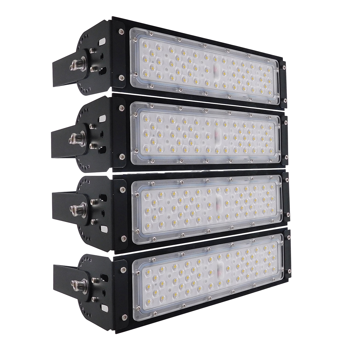 GloboStar® GOLIATH 90100-4 LED Προβολέας Γηπέδου - Φωτιστικό Tunnel 200W 32000LM 75°*135° AC 100-277V IP65 - Ψυχρό Λευκό 5000K - MeanWell Driver & LumiLEDs Chip - 5 Years Warranty