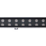 LED Wall Washer Αρχιτεκτονικού Φωτισμού 100cm GENIUS 48W CREE 24v 5760lm Δέσμης 10-30° Μοιρών Αδιάβροχο IP66 Θερμό Λευκό - Πορτοκαλί 2200k GloboStar 05108 - Image 4