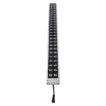 GLOBOSTAR® WASHERMOZA 90163 Μπάρα Φωτισμού Wall Washer LED 48W 4080lm 10-30° DC 24V Αδιάβροχο IP66 Πολύχρωμο RGB Dimmable - Bridgelux SMD Chip - Γκρι Ανθρακί - Μ100 x Π8.5 x Υ4cm - 3 Χρόνια Εγγύηση - Image 2