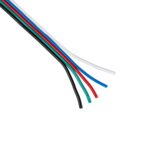 GloboStar® 70737 Εύκαμπτο Πλακέ Καλώδιο 1m RGBW 5 x 0.75mm²
