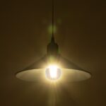 GloboStar® FERRO 203-0084 Μοντέρνο Κρεμαστό Φωτιστικό Καμπάνα Μονόφωτο 1 x E27 IP20 Μαύρο Πλαστικό - Μ30 x Π30 x Υ90cm - Image 2