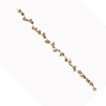 GloboStar® 09020 Τεχνητό Κρεμαστό Φυτό Διακοσμητική Γιρλάντα Μήκους 2.2 μέτρων με 18 X Άνθη Κερασιάς Ροζ - Image 2
