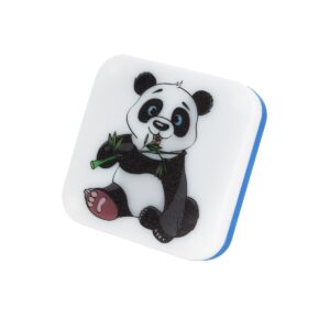 GloboStar® KIDDO 202-0007 Παιδικό Φωτιστικό Νυκτός LED 1W 95lm 360° AC220-240V IP20 Ψυχρό Λευκό 6000K - Μ5.5 x Π5.5 x Υ8cm - 2 Χρόνια Εγγύηση