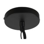 GloboStar® LINDELL 10001110 Vintage Κρεμαστό Φωτιστικό Ανάρτηση Μονόφωτο 1 x E14 IP20 Μαύρο Μέταλλο με Μπεζ Σχοινί - Μ18 x Π18 x Υ33cm - Image 12
