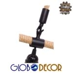 GloboStar® MALVERN 10001240 Vintage Κρεμαστό Φωτιστικό Ανάρτηση Μονόφωτο 1 x E27 IP20 Μαύρο Μέταλλο με Μπεζ Σχοινί - Μ33 x Π22 x Υ33cm - Image 6