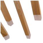 GloboStar® CALISTA 10001254 Μοντέρνο Κρεμαστό Φωτιστικό Ραγα Πολύφωτο 11 x G4 IP20 Μπεζ Ξύλο - Μ120 x Π8 x Υ33cm - Image 4