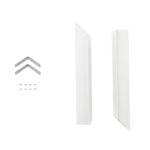 GLOBOSTAR® ALP-CORNER-IN90 RECESSA 61791 Χωνευτό Προφίλ Αλουμινίου Γωνία με Λευκό Γαλακτερό Πατητό Κάλυμμα για Ταινίες LED IP20 - Λευκό Ματ - Μ30 x Π3.5 x Υ4cm - Image 7