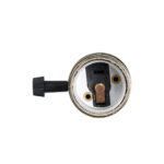 GloboStar® 78964 Ντουί Vintage Industrial Retro E27 με Διακόπτη ON/OFF - Μπρούτζινο - Μ5.5 x Π3.6 x Υ7cm - Image 4