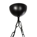 GloboStar® GLORA 201-0008 Vintage Κρεμαστό Φωτιστικό Ράγα Δίφωτο 2 x E27 IP20 Μπεζ Ξύλο με Μαύρο Μέταλλο & Μελί Γυαλί - Μ40 x Π15x Υ65cm - Image 8