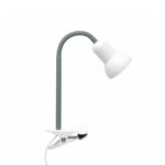 GloboStar® TAVOLO 204-0152 Παιδικό Eπιτραπέζιο Φωτιστικό Μονόφωτο 1 x E27 IP20 Πράσινο & Λευκό Πλαστικό - Μ11 x Π9 x Υ35cm