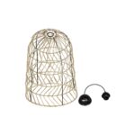 GLOBOSTAR® NETI 205-0025 Boho Κρεμαστό Φωτιστικό Οροφής με Ντουί 1 x E27 AC 220-240V IP20 - Μπεζ - M35 x Π35 x Υ63cm - Image 10