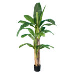 GloboStar® Artificial Garden BANANA TREE 20017 - Tεχνητό Διακοσμητικό Φυτό Μπανανιά - Μπανανόδεντρο Υ180cm