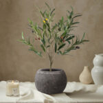 GloboStar® Artificial Garden OLIVE TREE 20051 Τεχνητό Διακοσμητικό Φυτό Ελιά Υ55cm - Image 4