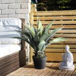 GloboStar® Artificial Garden SISAL AGAVE 20080 Τεχνητό Διακοσμητικό Φυτό Αγαύη Υ60cm - Image 4
