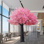 GloboStar® Artificial Garden CHERRY PRUNUS BLOSSOM TREE 20164 Τεχνητό Διακοσμητικό Δέντρο Άνθος Κερασιάς Προύμνη Υ340cm - Image 4