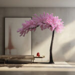 GloboStar® Artificial Garden CHERRY BLOSSOM TREE 20184 Τεχνητό Διακοσμητικό Δέντρο Βουκαμβίλια Άνθος Κερασιάς Υ320cm - Image 5