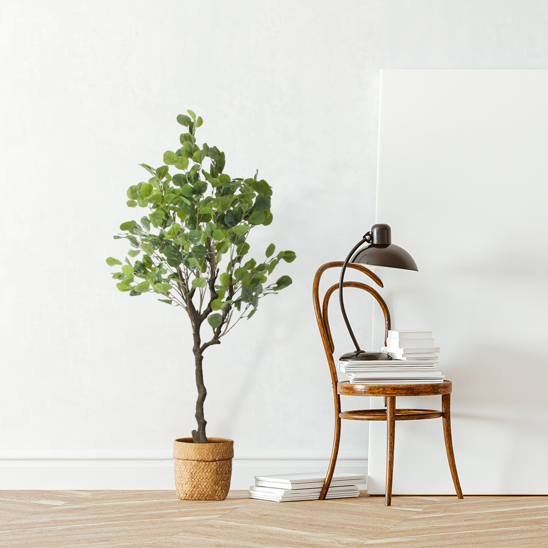 GloboStar® Artificial Garden EUCALYPTUS 20190 Τεχνητό Διακοσμητικό Φυτό Ευκάλυπτος Υ120cm - Image 5