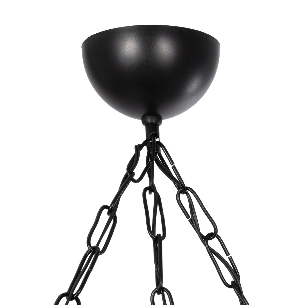 GloboStar® GLORA 201-0009 Vintage Κρεμαστό Φωτιστικό Ράγα Τρίφωτο 3 x E27 IP20 Μπεζ Ξύλο με Μαύρο Μέταλλο & Μελί Γυαλί - Μ50 x Π16 x Υ65cm - Image 8