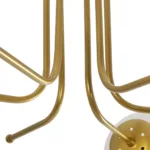 GloboStar® SHINY 201-0028 Vintage Φωτιστικό Οροφής Μπάλα Τρίφωτο 3 x E27 IP20 Χρυσό Μέταλλο με Γαλακτερή Μπάλα - Μ35 x Π35 x Υ60cm - Image 6
