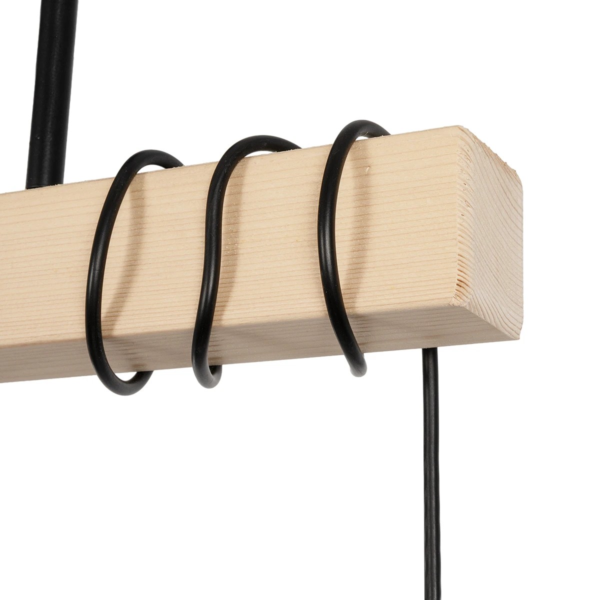 GLOBOSTAR® LUCITA 201-0031 Vintage Φωτιστικό Οροφής με Ντουί 3 x E27 AC 220-240V IP20 - Μαύρο & Μπεζ - Μ50 x Π27 x Υ112cm - Image 5