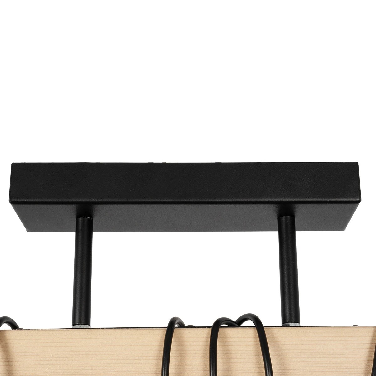 GLOBOSTAR® LUCITA 201-0031 Vintage Φωτιστικό Οροφής με Ντουί 3 x E27 AC 220-240V IP20 - Μαύρο & Μπεζ - Μ50 x Π27 x Υ112cm - Image 6