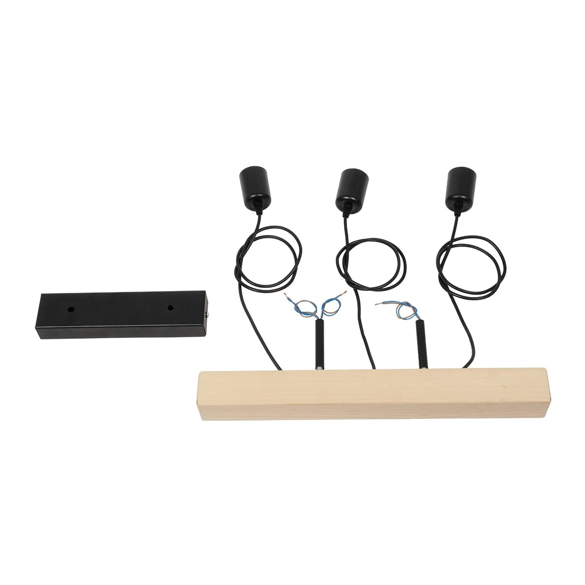 GLOBOSTAR® LUCITA 201-0031 Vintage Φωτιστικό Οροφής με Ντουί 3 x E27 AC 220-240V IP20 - Μαύρο & Μπεζ - Μ50 x Π27 x Υ112cm - Image 7