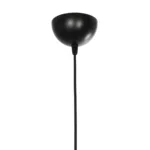 GloboStar® GLOWIA 201-0032 Μοντέρνο Κρεμαστό Φωτιστικό Πλέγμα Μονόφωτο 1 x E27 IP20 Μαύρο Μέταλλο - Μ26 x Π26 x Υ70cm - Image 9