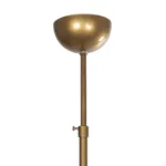 GloboStar® SUNFY 201-0033 Μοντέρνο Κρεμαστό Φωτιστικό Πλέγμα Πολύφωτο 6 x E27 IP20 Μπρονζέ Μέταλλο - Μ60 x Π70 x Υ60cm - Image 8