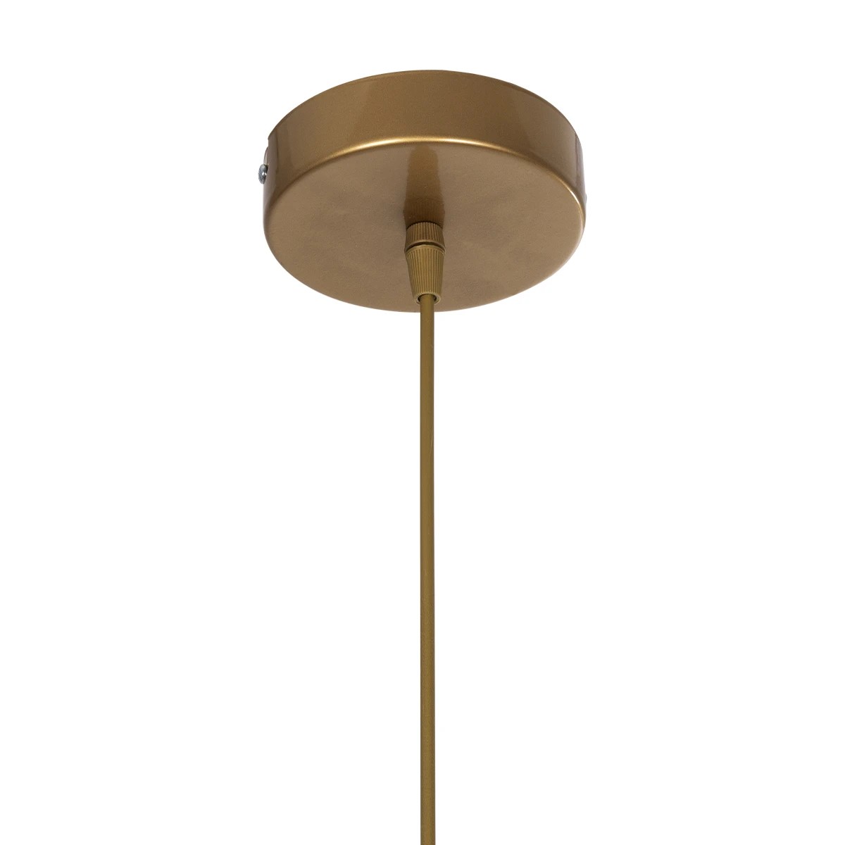 GloboStar® DROP 201-0034 Vintage Κρεμαστό Φωτιστικό Μπάλα Μονόφωτο 1 x E27 IP20 Χρυσό Μέταλλο με Γαλακτερή Μπάλα - Μ20 x Π15 x Υ47cm - Image 9