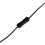 GloboStar® NOVA 201-0036 Μοντέρνο Επιδαπέδιο Φωτιστικό 1 x E27 IP20 Μαύρο Μεταλλό με Λευκό Ύφασμα - Μ38 x Π38 x Υ155cm - Image 10