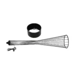 GloboStar® NOVA 201-0037 Μοντέρνο Επιδαπέδιο Φωτιστικό 1 x E27 IP20 Μαύρο Μεταλλό με Μαύρο Ύφασμα - Μ38 x Π38 x Υ155cm - Image 11