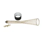 GloboStar® NOVA 201-0042 Μοντέρνο Επιδαπέδιο Φωτιστικό 1 x E27 IP20 Χρυσό Μεταλλό με Μαύρο Ύφασμα - Μ32 x Π32 x Υ155cm - Image 11