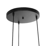 GloboStar® DISE 201-0051 Μοντέρνο Κρεμαστό Φωτιστικό Κύβος Τρίφωτο 3 x E27 IP20 Μαύρο Μέταλλο - Φ40 x Υ90cm - Image 8