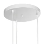 GloboStar® DISE 201-0054 Μοντέρνο Κρεμαστό Φωτιστικό Κύβος Τρίφωτο 3 x E27 IP20 Λευκό Μέταλλο - Μ30 x Π30 x Υ70cm - Image 8