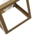 GloboStar® DISE 201-0055 Μοντέρνο Κρεμαστό Φωτιστικό Κύβος Μονόφωτο 1 x E27 IP20 Λευκό Μέταλλο - Μ18 x Π18 x Υ68cm - Image 7