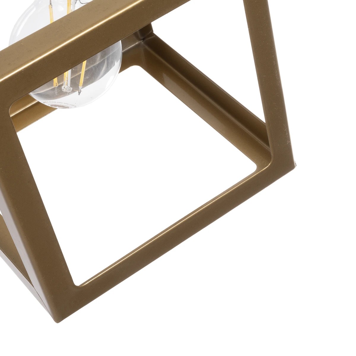 GloboStar® DISE 201-0055 Μοντέρνο Κρεμαστό Φωτιστικό Κύβος Μονόφωτο 1 x E27 IP20 Λευκό Μέταλλο - Μ18 x Π18 x Υ68cm - Image 7