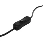 GloboStar® BRONX 201-0062 Μοντέρνο Επιτραπέζιο Φωτιστικό Μονόφωτο 1 x E27 IP20 Μαύρο Ύφασμα, Μπεζ Σχοινί με Μαύρο Μέταλλο - Μ24 x Π24 x Υ37cm - Image 9