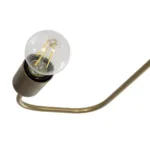 GloboStar® MOORNA 201-0065 Vintage Οροφής Πλέγμα Πολύφωτο 4 x E27 IP20 Χρυσό Μέταλλο - Μ50 x Π50 x Υ15cm - Image 5