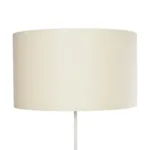 GloboStar® LUMO 201-0071 Μοντέρνο Επιδαπέδιο Φωτιστικό Μονόφωτο 1 x E27 IP20 Μπεζ Ξύλο με Μπεζ Ύφασμα - Μ37 x Π37 x Υ155cm - Image 5