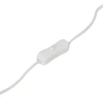 GloboStar® LUMO 201-0071 Μοντέρνο Επιδαπέδιο Φωτιστικό Μονόφωτο 1 x E27 IP20 Μπεζ Ξύλο με Μπεζ Ύφασμα - Μ37 x Π37 x Υ155cm - Image 7