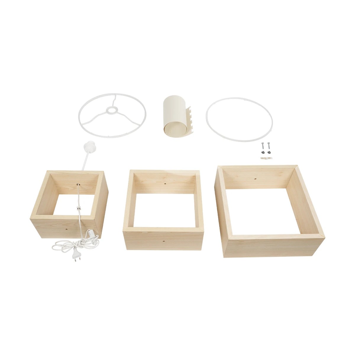 GloboStar® LUMO 201-0071 Μοντέρνο Επιδαπέδιο Φωτιστικό Μονόφωτο 1 x E27 IP20 Μπεζ Ξύλο με Μπεζ Ύφασμα - Μ37 x Π37 x Υ155cm - Image 8