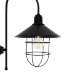 GloboStar® BLAZEO 201-0079 Vintage Κρεμαστό Φωτιστικό Καμπάνα Τρίφωτο 3 x E27 IP20 Μαύρο Μέταλλο - Μ40 x Π40 x Υ40cm - Image 7