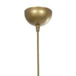GloboStar® GLOMIA 201-0085 Vintage Κρεμαστό Φωτιστικό Πλέγμα Μονόφωτο 1 x E27 IP20 Μαύρο με Μπρονζέ Μέταλλο - Μ15 x Π15 x Υ75cm - Image 8