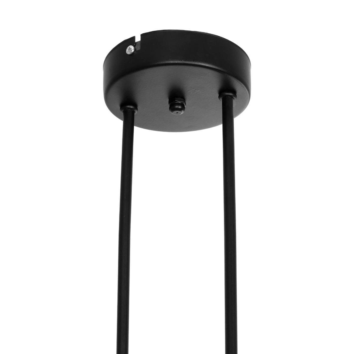 GloboStar® GLOSSA 201-0091 Vintage Κρεμαστό Φωτιστικό Μπάλα Δίφωτο 2 x E27 IP20 Μαύρο Μέταλλο με Φιμέ Γυαλί - Μ30 x Π15 x Υ54cm - Image 7